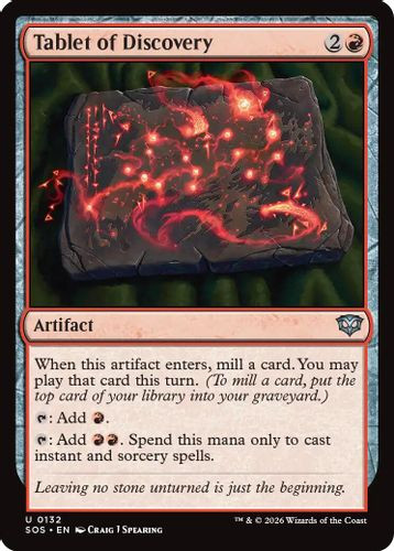 [SOS-0132](U) Tablet of Discovery (Foil)