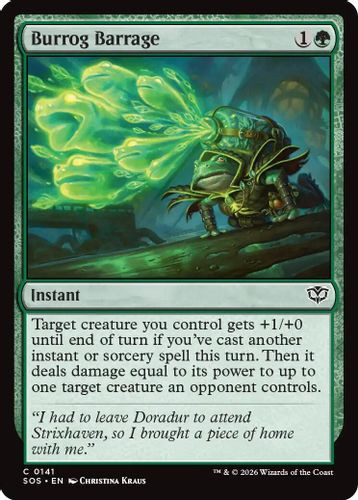 [SOS-0141](C) Burrog Barrage (Foil)