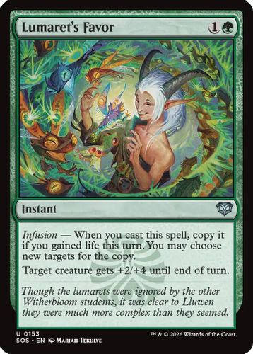 [SOS-0153](U) Lumaret's Favor (Foil)