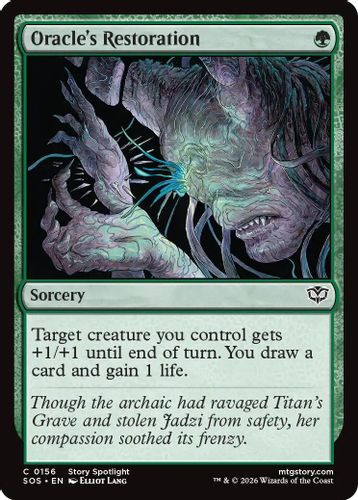 [SOS-0156](C) Oracle's Restoration (Foil)