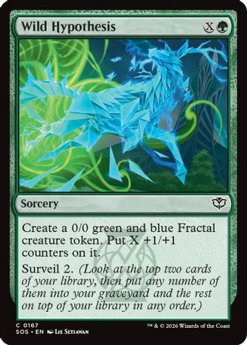 [SOS-0167](C) Wild Hypothesis (Foil)