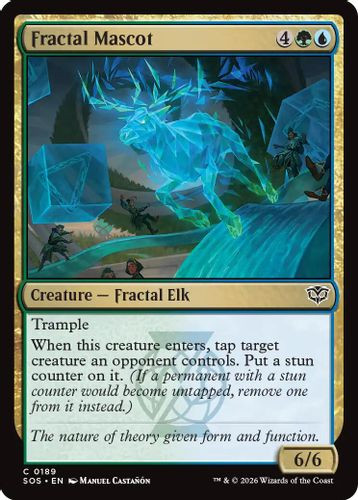 [SOS-0189](C) Fractal Mascot (Foil)