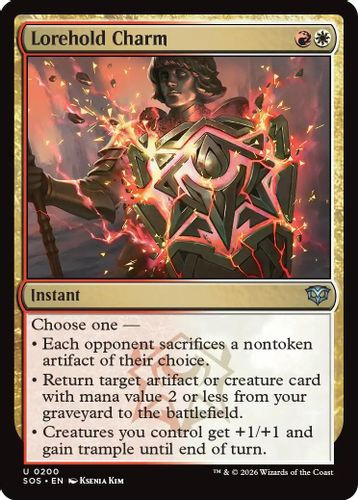 [SOS-0200](U) Lorehold Charm (Foil)