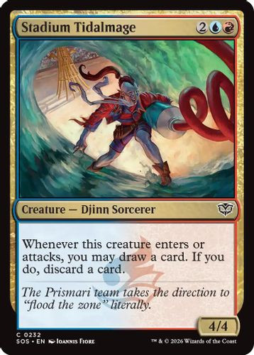 [SOS-0232](C) Stadium Tidalmage (Foil)