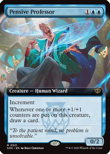 [SOS-0321](R) Pensive Professor (Extended Art)