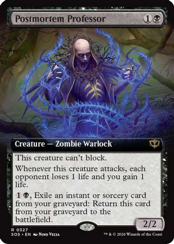 [SOS-0327](R) Postmortem Professor (Extended Art)