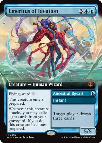 [SOS-0315](M) Emeritus of Ideation // Ancestral Recall (Extended Art)