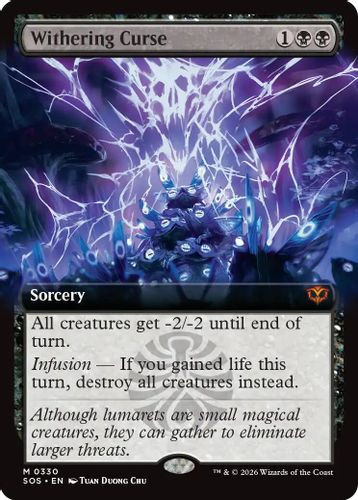 [SOS-0330](M) Withering Curse (Extended Art)