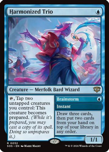 [SOS-0052](R) Harmonized Trio // Brainstorm (Foil)