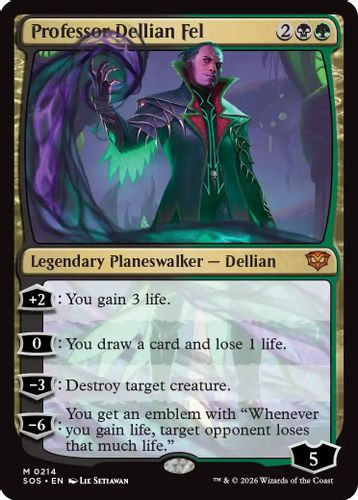 [SOS-0214](M) Professor Dellian Fel (Foil)