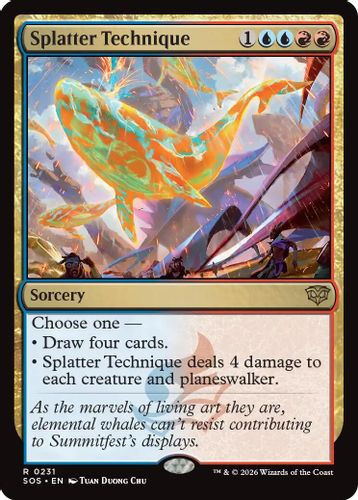 [SOS-0231](R) Splatter Technique (Foil)