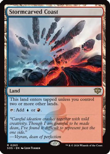 [SOS-0263](R) Stormcarved Coast (Foil)