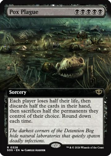 [SOS-0328](R) Pox Plague (Extended Art) (Foil)