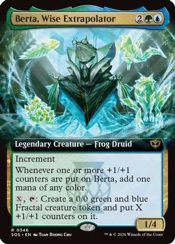 [SOS-0346](R) Berta, Wise Extrapolator (Extended Art) (Foil)