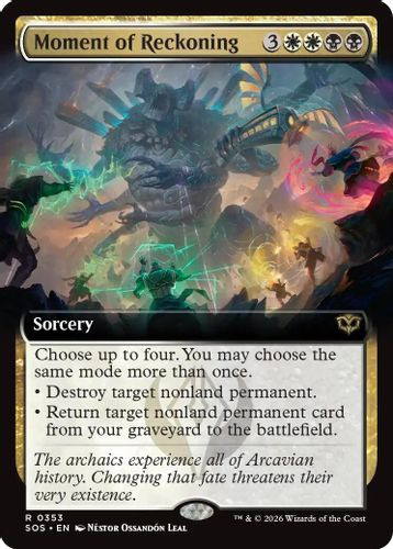[SOS-0353](R) Moment of Reckoning (Extended Art) (Foil)