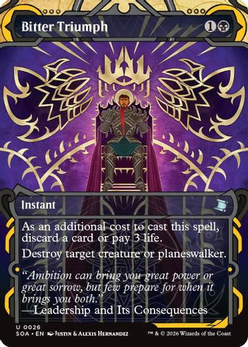 [SOA-0026](U) Bitter Triumph (Foil)