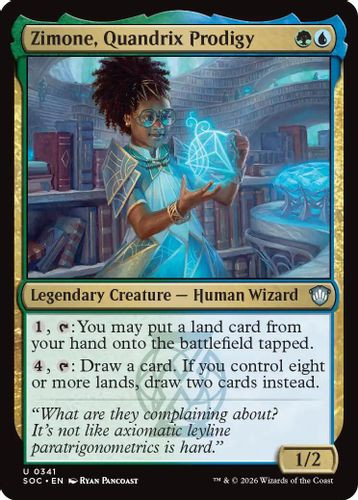 [SOC-0341](U) Zimone, Quandrix Prodigy