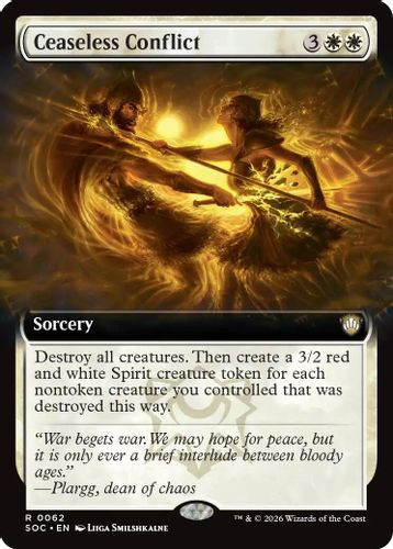 [SOC-0062](R) Ceaseless Conflict (Extended Art)