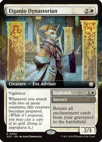[SOC-0063](R) Eiganjo Dynastorian // Replenish (Extended Art)