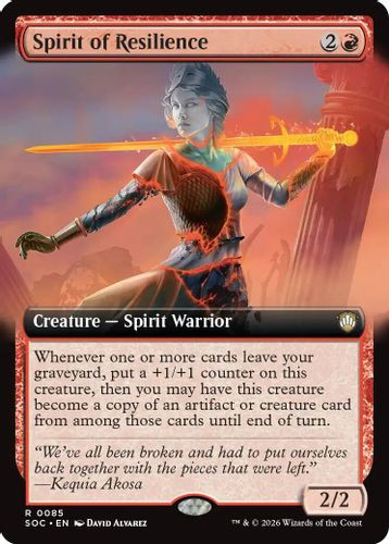 [SOC-0085](R) Spirit of Resilience (Extended Art)