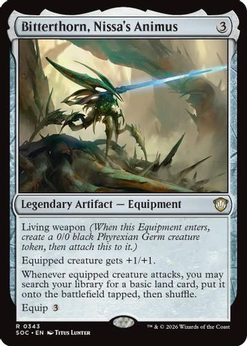 [SOC-0343](R) Bitterthorn, Nissa's Animus