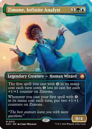 [SOC-0010](M) Zimone, Infinite Analyst (Borderless)