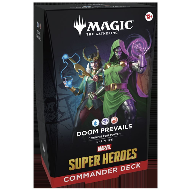 Magic the Gathering: Universes Beyond - Marvel Commander Deck (Doom Prevails Blue-Black-Red)