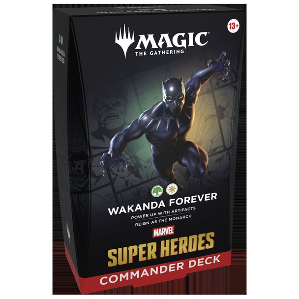 Magic the Gathering: Universes Beyond - Marvel Commander Deck (Wakanda Forever Green-White)