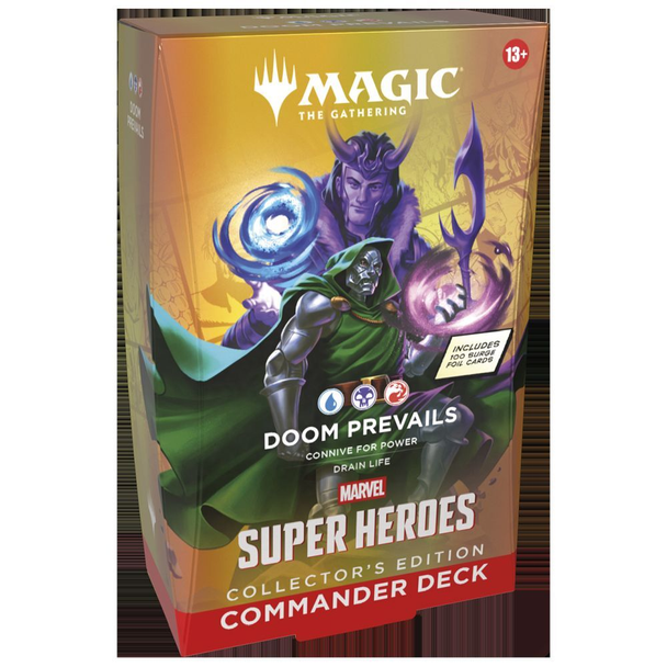 Magic the Gathering: Universes Beyond - Marvel Collector Commander Deck (Doom Prevails Blue-Black-Red)