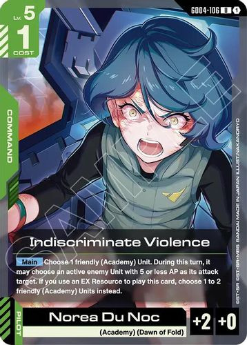 [GD04-106](U) Indiscriminate Violence