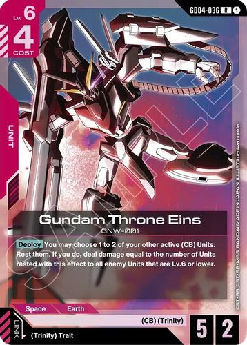 [GD04-036](R) Gundam Throne Eins {Foil}