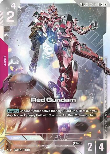 [GD03-039](R+) Red Gundam {SP} {GD04} {Foil}