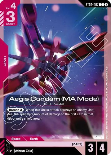 [ST04-007](C) Aegis Gundam (MA Mode) {ST09 Ver.}