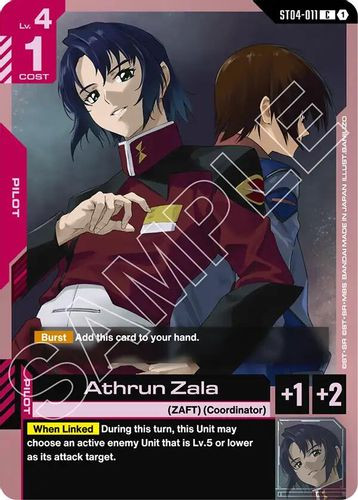 [ST04-011](C) Athrun Zala {ST09 Ver.}