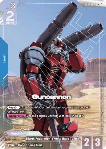 [GD01-004](R+) Guncannon {Beta Ver.} {Alt Art} {Foil}
