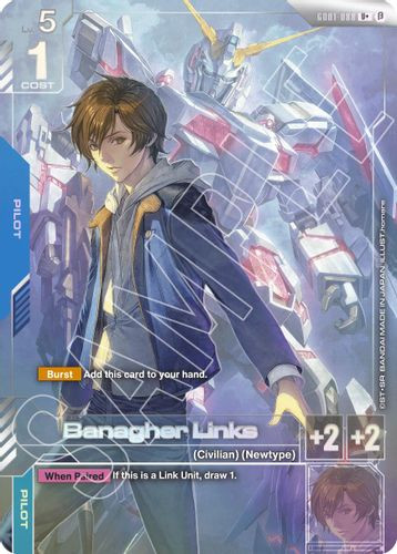 [GD01-088](U+) Banagher Links {Beta Ver.} {Alt Art} {Foil}