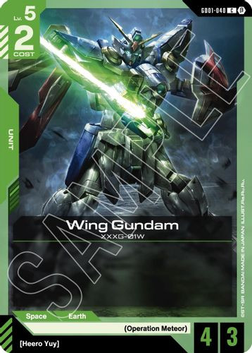 [GD01-040](C) Wing Gundam {Beta Ver.}