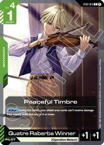 [ST02-013](C) Peaceful Timbre {Beta Ver.}