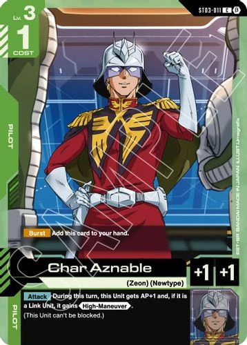 [ST03-011](C) Char Aznable {Beta Ver.}