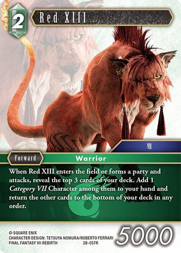 [28-057](R) Red XIII (Foil)