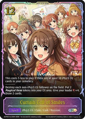 [ECP02-SL33EN](SL) Curtain Call of Smiles (Super Legendary)