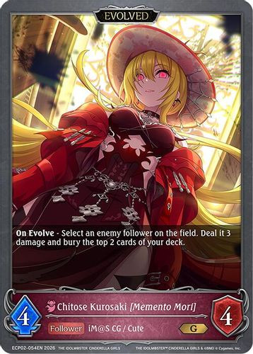 [ECP02-054EN](G) Chitose Kurosaki [Memento Mori] (Evolved)