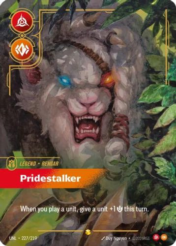 |RB03|[UNL-227/219](SC) Rengar - Pridestalker {Foil}