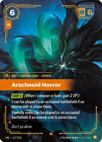 |RB03|[UNL-117/219](E) Arachnoid Horror {Foil}