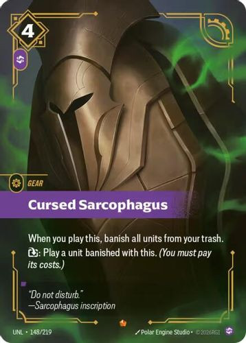 |RB03|[UNL-148/219](E) Cursed Sarcophagus {Foil}