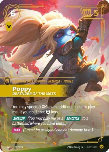 |RB03|[UNL-178/219](E) Poppy - Defender of the Meek {Foil}
