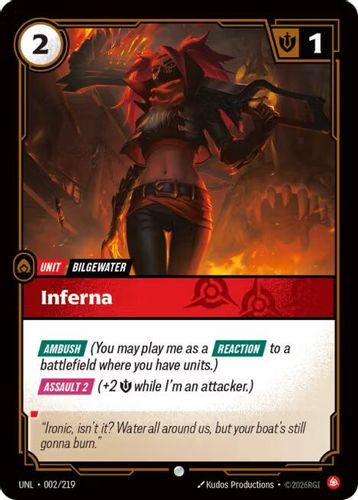 |RB03|[UNL-002/219](C) Inferna {Foil}