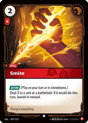 |RB03|[UNL-007/219](C) Smite {Foil}