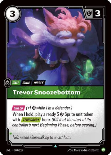 |RB03|[UNL-048/219](U) Trevor Snoozebottom {Foil}
