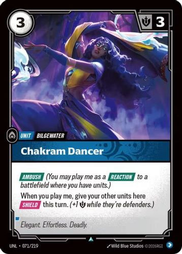 |RB03|[UNL-071/219](U) Chakram Dancer {Foil}